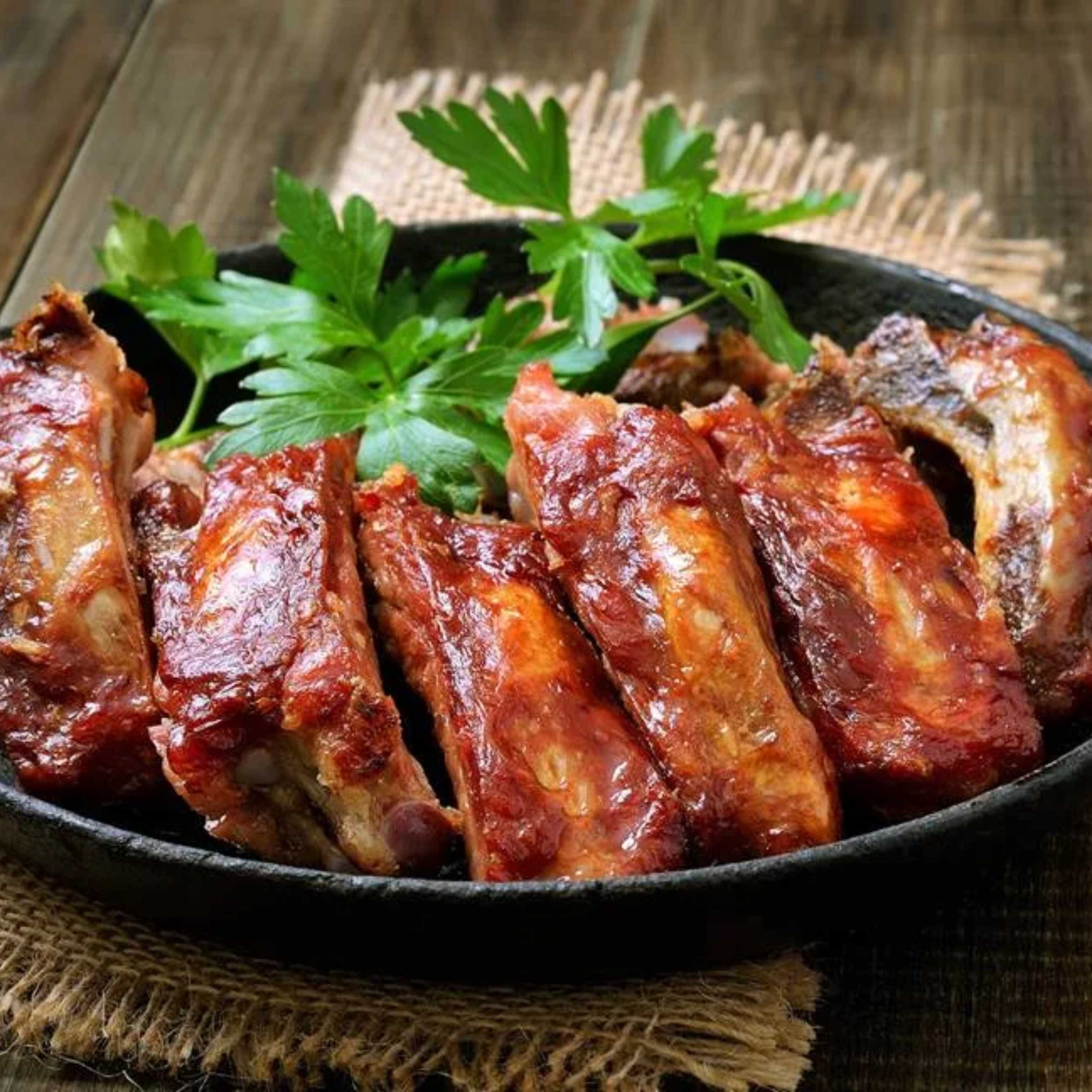 Costelinha ao Molho Barbecue
