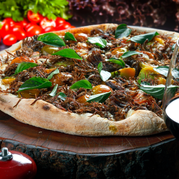 ❄️Pizza de Carne de Sol com Requeijão